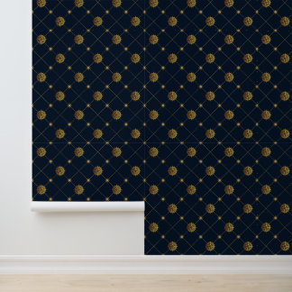 Gold Nautical Wallpaper