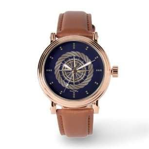 Gold Nautical Watch