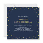Gold & Navy | 50th Surprise Birthday Party