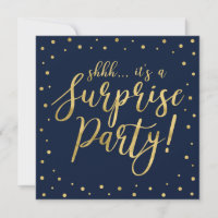 Gold & Navy | 50th Surprise Wedding Anniversary
