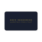 Gold Navy Blue | Minimalist Modern Professional