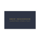 Gold Navy Blue | Minimalist Modern Professional