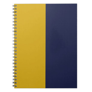 Gold & Navy CUSTOM University Notebook
