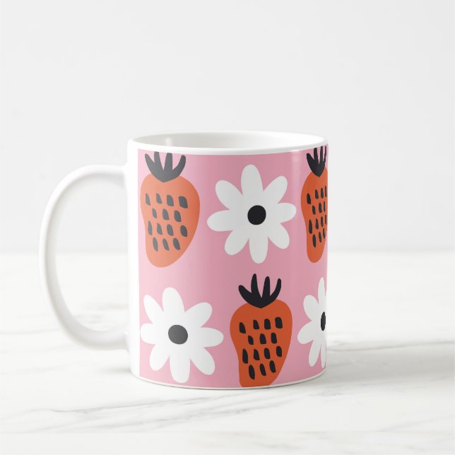 Gold neon, abstract colourful lights. coffee mug (Left)