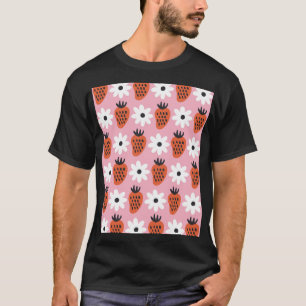 Gold neon, abstract colourful lights. T-Shirt