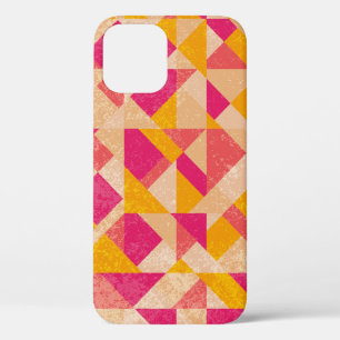 Gold neon background, colourful light effects. iPhone 12 case