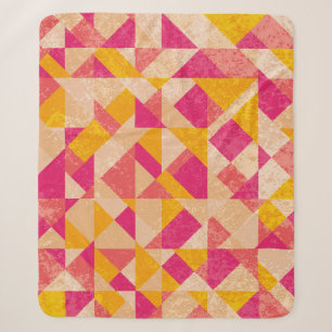 Gold neon background, colourful light effects. sherpa blanket