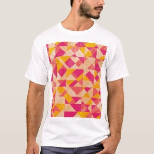 Gold neon background, colourful light effects. T-Shirt
