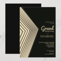 Gold Neon Grand Opening Business