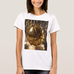 Gold Netball In A Gold Netball Net, T-Shirt