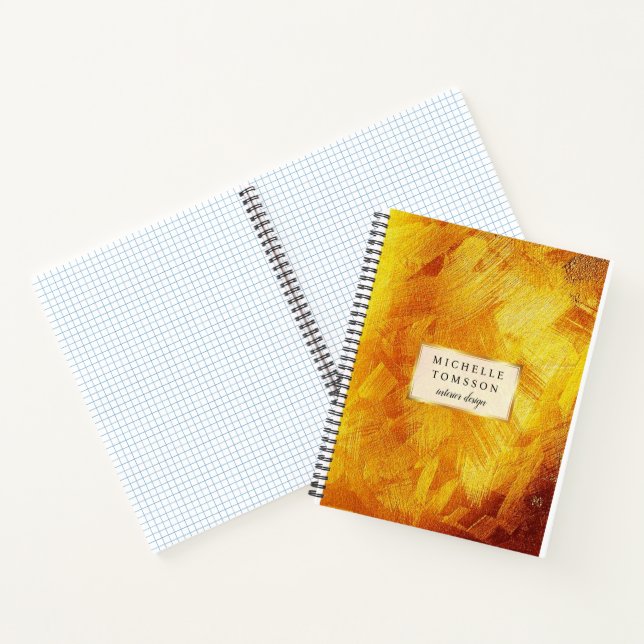 Gold Notebook (Inside)