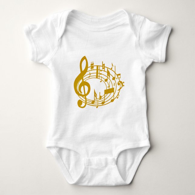 Gold Notes_ Baby Bodysuit (Front)