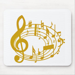 Gold Notes_ Mouse Mat