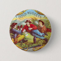 Gold Nuggets: Antique Cigar Label Wild West Art