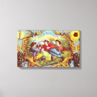 Gold Nuggets: Antique Cigar Label Wild West Art