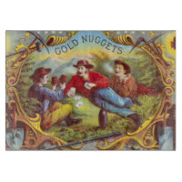 Gold Nuggets: Antique Cigar Label Wild West Art