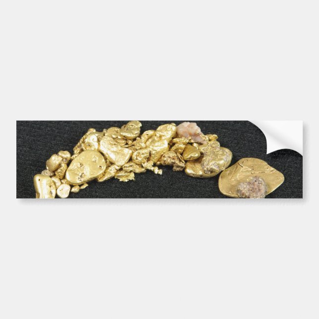 Gold Nuggets Bumper Sticker (Front)