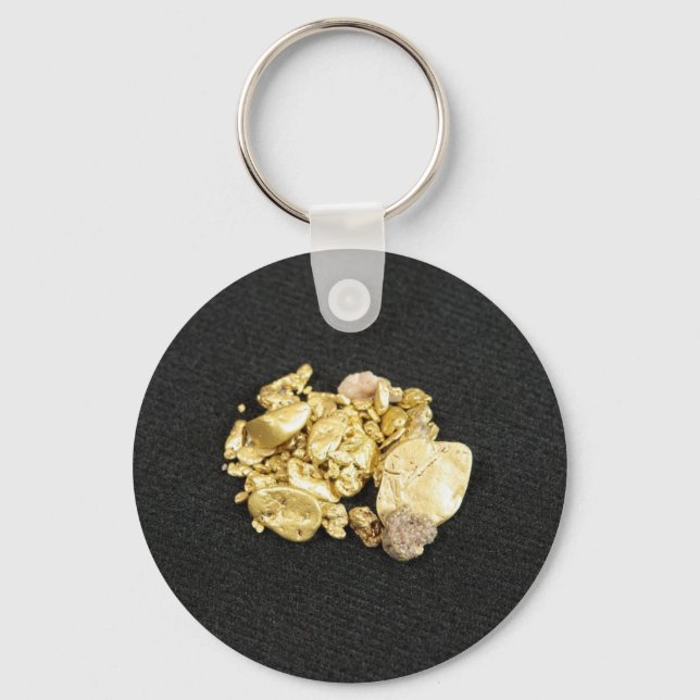 Gold Nuggets Key Ring (Front)