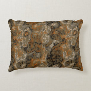 gold olive and black abstract  decorative cushion