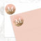 Gold Ombre Fade Custom Colour Wedding Sticker