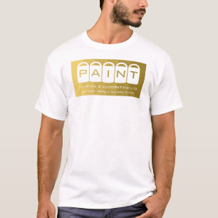 Gold Ombre, Paint Buckets, Painter & Decorator T-Shirt