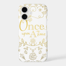 Gold Once Upon A Time Phone Case