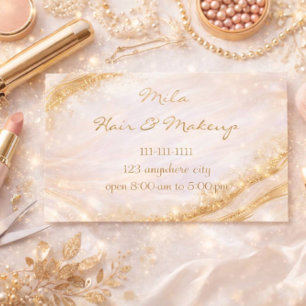 Gold Opal Stone BUSINESS CARD