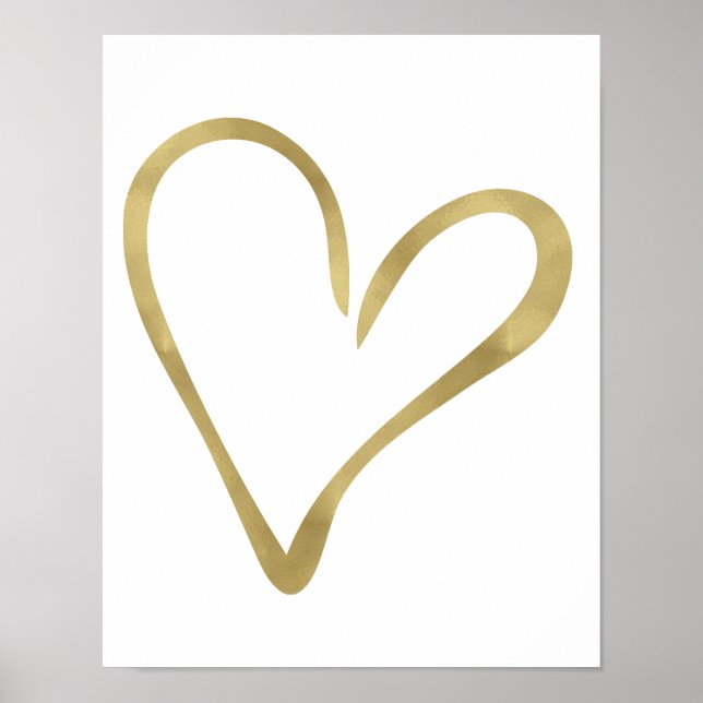 Gold Open Heart II Poster (Front)