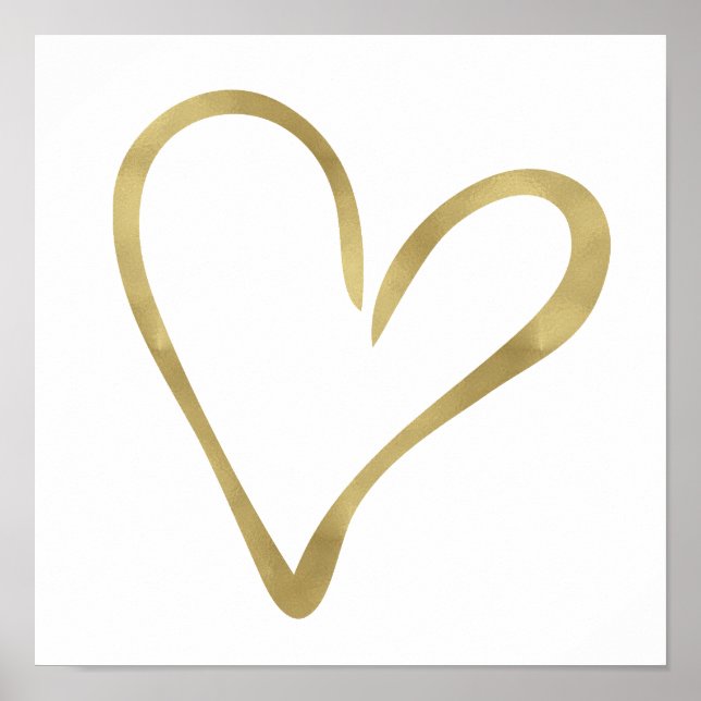 Gold Open Heart II Poster (Front)