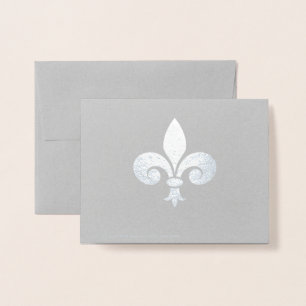 Gold or Silver Michigan State Map Unsalted Foil Card