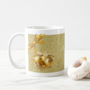 Gold Ornament Christmas Mug