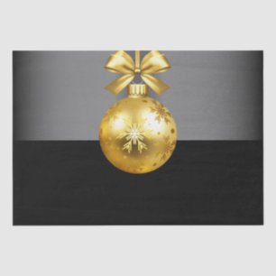 Gold Ornament Holiday Tissue Paper