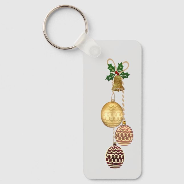 Gold Ornaments Key Ring (Front)