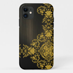 Gold Ornate Damask iPhone 11 Case