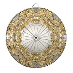 Gold Ornate Dartboard