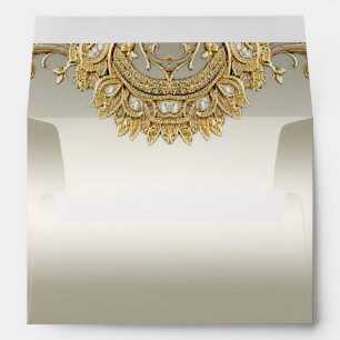 Gold Ornate Envelope
