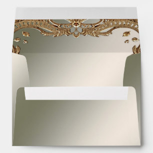 Gold Ornate Envelope