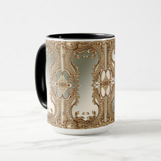 Gold Ornate Mug