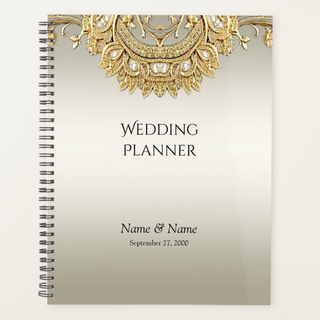 Gold Ornate Planner (Front)
