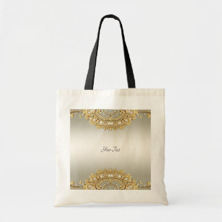 Gold Ornate Tote Bag