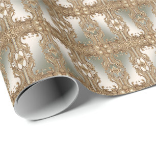 Gold Ornate Wrapping Paper