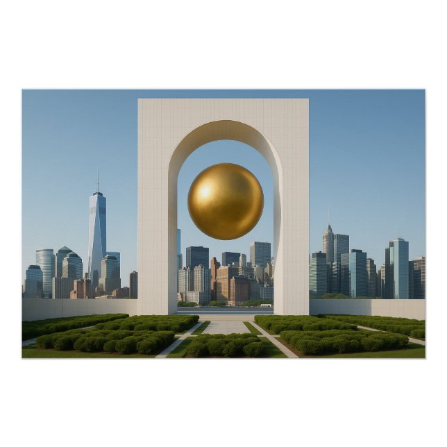 Gold Overarched Poster (Front)