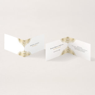 Gold Paisley Mandala Business Card