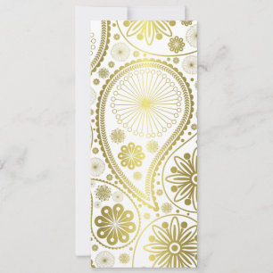Gold paisley pattern