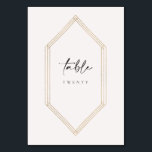 Gold Pampas Table Number Card Seating Wedding C100<br><div class="desc">Our table number card sign features pampas grass and hand lettering script for an elegant way to display the table numbers at your wedding. This item is part of our Crystal invitation collection C100,  please visit our store to view coordinating items.</div>