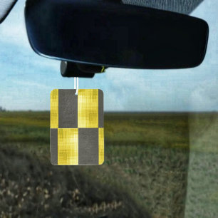 Gold-paneled Black-IV Car Air Freshener