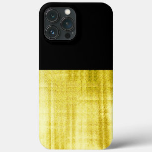 Gold Panelled Black iPhone 13 Pro Max Case