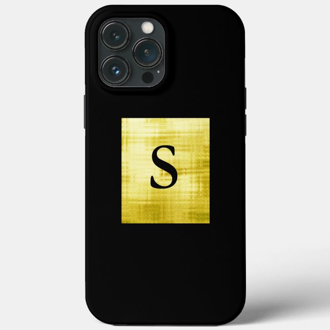 Gold Panelled Black-II Case-Mate iPhone Case (Back)