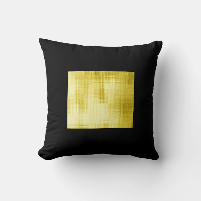 Gold-Panelled Black -II Cushion (Front)