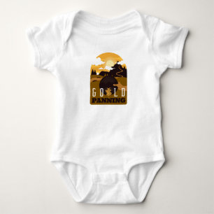 Gold Panning Baby Bodysuit